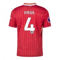 Liverpool Virgil van Dijk #4 Domáci futbalový dres 2024-25 Krátky Rukáv